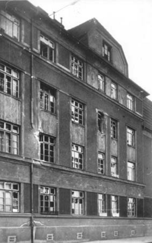 Februar 1934: Braunhubergasse, Wien-Simmering