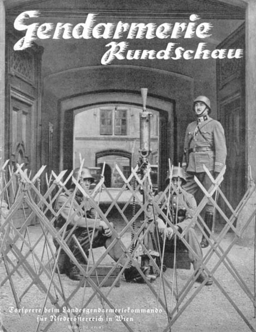 NS-Juliputsch 1934: Landesgendarmeriekommando für Niederösterreich (Gendarmerie Rundschau)