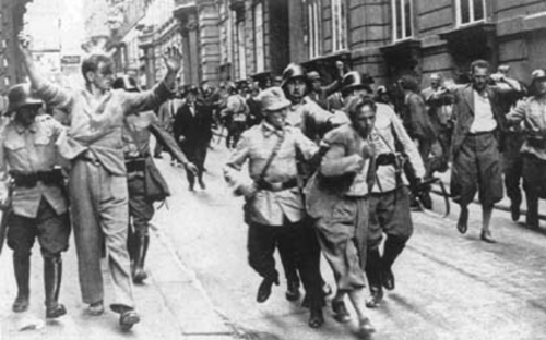 NS-Juliputsch 1934: Festgenommene Putschisten (Ravag)