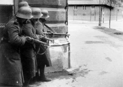 Februar 1934: Bundesheerpatrouille in Heiligenstadt