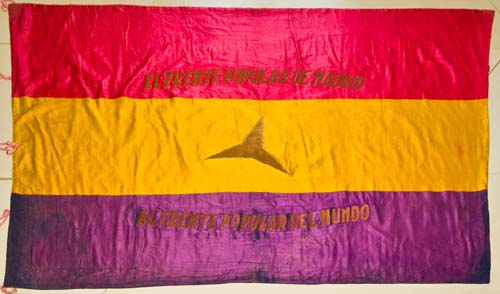 Fahne der 11. Internationalen Brigade