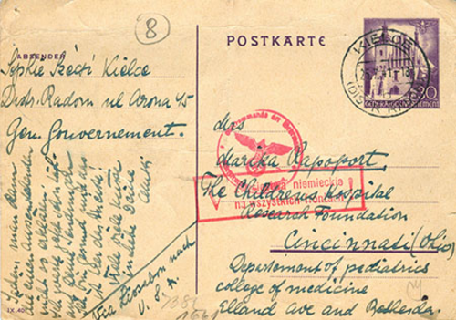 Postkarte aus Kielce