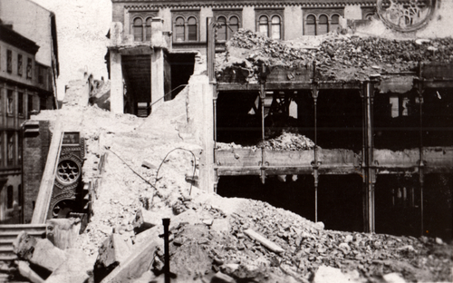 Zerstörte Synagoge Tempelgasse