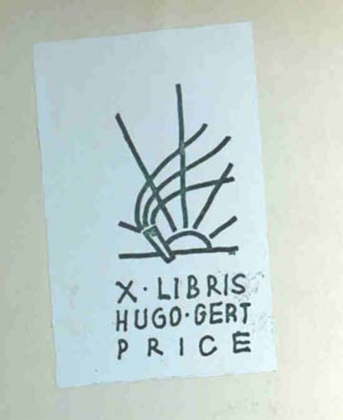 Exlibris Hugo Gert Price