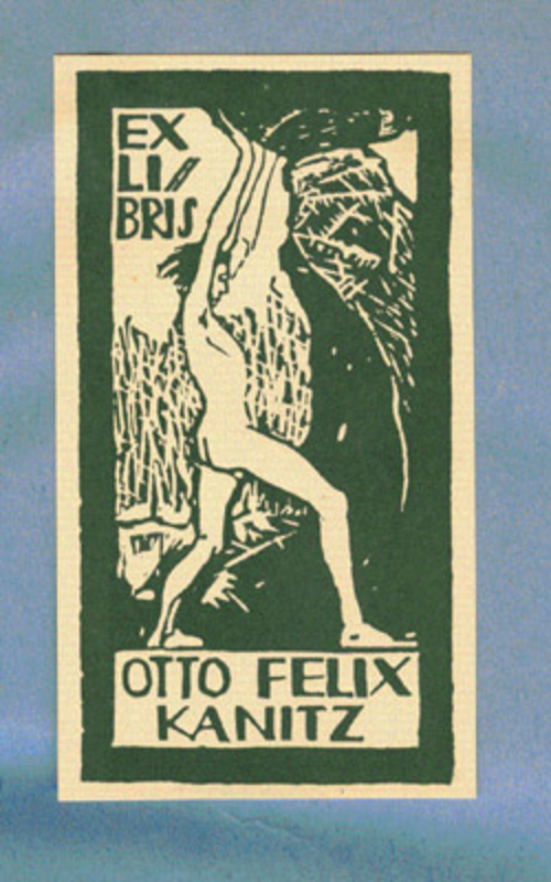 Exlibris Otto Felix Kanitz