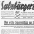 Salzburger Zeitung, 8. April 1938