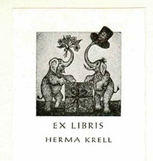 Exlibris Herma Krell