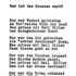 Als Flugblatt verbreitetes Gedicht