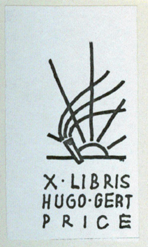 Exlibris Hugo Gert Price