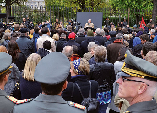 Enthüllung Deserteursdenkmal, 2014