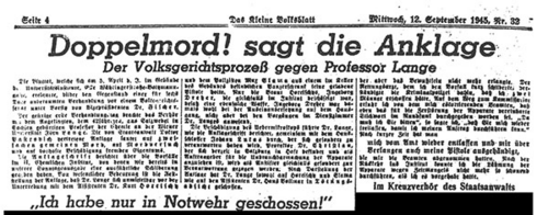 Das kleine Volksblatt