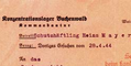 Mitteilung Kommandantur KZ Buchenwald 