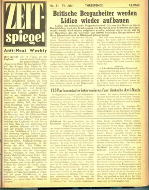 Zeitspiegel (Titelblatt)