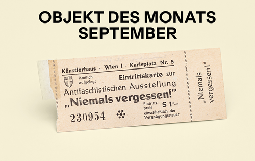 Objekt des Monats September 2025