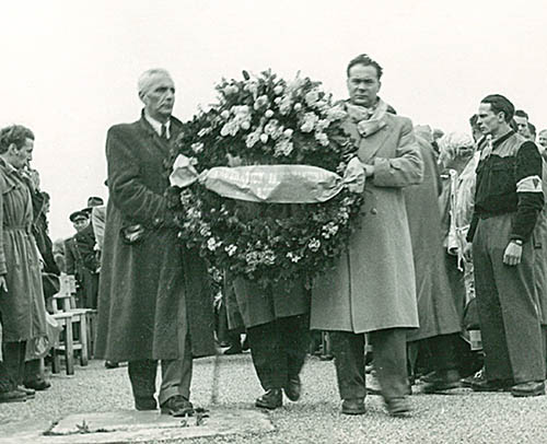 FIR-Delegation - Mauthausen-Treffen 1955