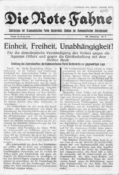 Die Rote Fahne, Nr. 3/1938