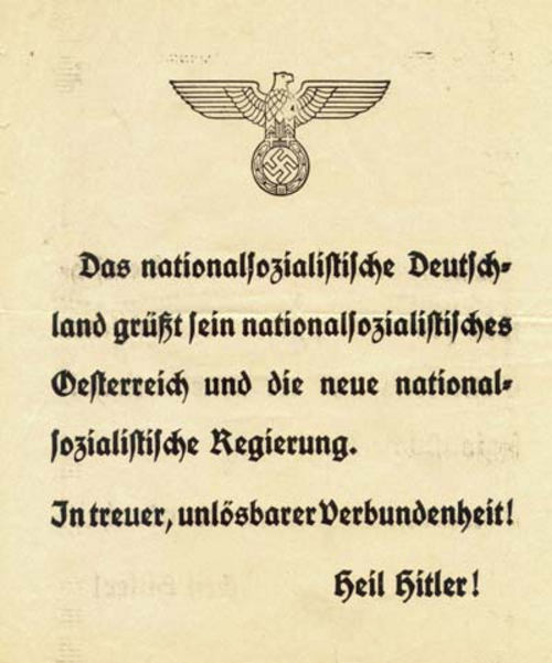 NS-Propaganda ("Anschluss" 1938)