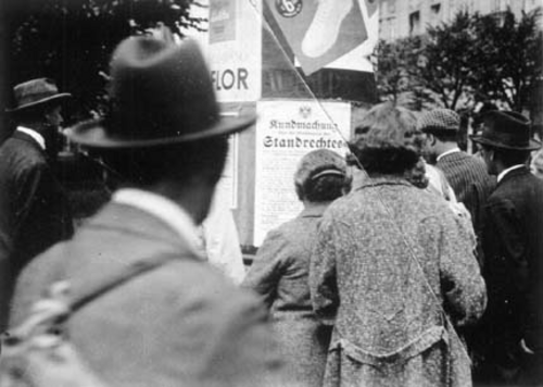 Februar 1934: Verhängung des Standrechts