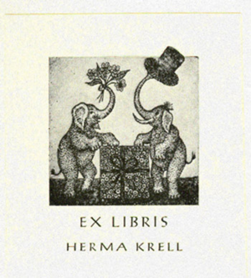 Exlibris Herma Krell