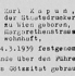 Tagesrapport Gestapo Wien (Auszug)