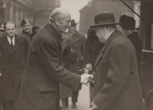 Georg Franckenstein, Winston Churchill. Foto: DÖW (00035-006)