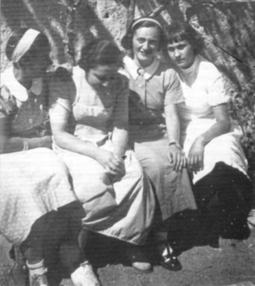 Paula Draxler, Gisela Steinmetz, Renée Dürmayer, Liselotte Matthèy-Guenet (Foto: DÖW)