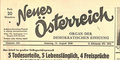 Neues Österreich, 31. 8. 1946