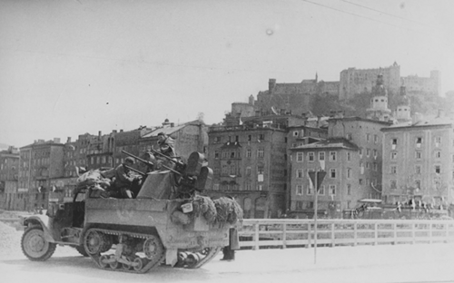 Mai 1945 - US-Soldaten in Salzburg